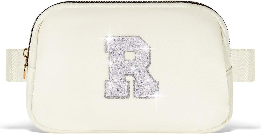 Customized Gifts for Daughter Sister Her,Birthday Gift for Mom,Mom Gifts from Daughter,Crossbody Bag Belt Bag - White C,Lavender