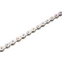Ebike Chain, 136 Links, 1/2" x 3/32", 6/7/8 Speeds, 1060Kgf High Strength, Dark Silver, Suitable Not Only for E-Bikes, But Also for Mountain/Road/City/BMX Bikes