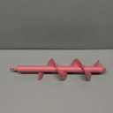 TCBWFY 3.5" x16 Inch Pink Garden Auger Drill Bit for Planting- Perfect for Planting Bulbs, Flowers, and Small Trees