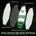 Keep Off Grass Sign 2 Pack, Please Be Respectful, 10" x 10" Rust Free Reflective Aluminum Metal Sign, With 28" Long Metal Stake, Fade Resistant, Waterproof, Easy to Mount, For Outdoor Yard