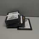 upsimples 5x7 Picture Frame Set of 10, Display Pictures 4x6 with Mat or 5x7 Without, Multi Photo Frames Collage for Wall or Tabletop Display, Black