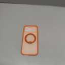 DOMAVER for iPhone 17 Pro Max Case 2025 New Released, with 360 Spin Magnetic Stand [Compatible with Magsafe], [Full Camera Protection] Translucent Shockproof Cover for iPhone 17 Pro Max 6.9", Orange