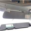 Dayton Parts Front Left Sun Visor Shade Assembly Compatible with Freightliner Cascadia 2007-2017 Gray Interior Sunvisor Sunshade Cover Blind
