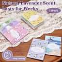Vanilla Sachets for Drawers and Closets - 12 Pack Long Lasting Odor Eliminator Bags, Natural Fresh Scent for Wardrobe, Storage, Car & Home, Air Freshener Sachets
