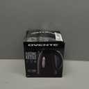 OVENTE Electric Kettle, 1.7L Fast Boiling Water Heater for Coffee or Tea, BPA Free with Water Level Gauge, Auto Shut-Off, Boil-Dry Protection, Indicator Light and Removable Filter, Black KP72B