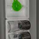 Home EC Original Stainless Steel Sea Salt and Pepper Grinder Set of 2 - Adjustable Ceramic - Glass Salt and Pepper Shakers - Kitchen Pepper Mill & Salt Mill W/Funnel & EBook