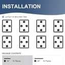 NeatiEase 8 Set Peel and Stick Wall Molding Trim Kit, 16" x24" Premade Wainscoting Panels, Self Adhesive Moulding Panel for Interior Walls Picture Frame