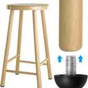 24 PCS 8mm x 1.25 M8 Project Adjustable Outdoor Furniture Leg Levelers, Screw in Leg Levelers Replacement Outdoor Patio, Stainless Steel Screw-in Patio Furniture Leveling Feet