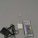 FONEWE 44 Key RGB LED Strip Lights IR Remote Control, Remote Receiver RGB LED Light Strip, 24V Power Adapter for LED Lights