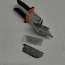 GARTOL Multi Angle Miter Shear Cutter - Multifunctional Trunking Shears for Angular Cutting of Moulding and Trim Multipurpose Quarter Round Cutter Adjustable at 45 To 135 Degree With Spare 10 Blades