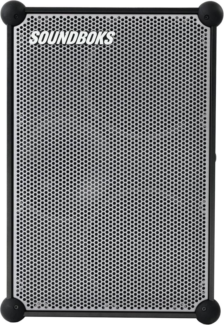 SOUNDBOKS 4  Bluetooth Performance Speaker  USB-C Charging Battery  Loudest Party Speaker with 40 Hours of Battery  Wireless and Portable Speaker - Designed in Denmark  126dB (Metallic Gray)