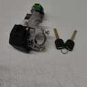 Ignition and Door Lock Cylinder with 2 Keys Fits Pilot 2009-2015,Replaces 06351-SZA-A01 72185-SZA-A01,Ignition Key Switch Cylinder Ignition Lock Door Lock Cylinder (Front Driver Side)