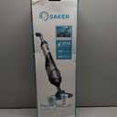 Saker Handheld Pool Vacuum for Above Ground Pool, Cordless Pool Cleaner with Telescopic Pole, 18.5 GPM Powerful Suction, 60-Min Runtime Rechargeable for Inground Pools, Spas, Hot Tubs