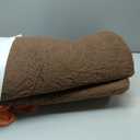 Wesiti Recliner Foot Pillow Cushion High Resilience Sherpa Memory Foam Bolster Sleeping Rest Multipurpose Half Roll Leg Pillow Suitable for Bed Chair Sofa Headrest Back Lumbar Leg Support (Brown)