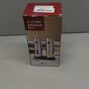 Electric Salt and Pepper Grinder Set with USB-C Charging Base, Stainless Steel Automatic Rechargeable Salt and Pepper Grinder with LED Light & Large Capacity, 6 Adjustable Coarseness Settings