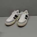 Madden Girl Women's Navida Sneakers (6, White/Black)