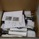 Electric Window Candle Lights with Auto Sensor, Dusk to Dawn Candle Lamps with Nickel Plated Base, 9 Inch Plug in Window Lights with 0.6W LED Shatterproof E12 Bulbs for Christmas Decor, 4 Pack