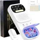 2026 New Wireless Bed wetting Alarm - Suitable for Boys, Girls, and Older Kids. with UV Mode, Night Light, Sound/Vibration, High Sensitivity Sensor.for Nighttime bedwetting Training.