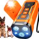 Dog Bark Deterrent Devices, 6 Modes 3X Ultrasonic Anti Barking Device for Dogs, 33 FT Range Barks No More Indoors Neighbor Outdoors with Flashlight,Dog Training Device