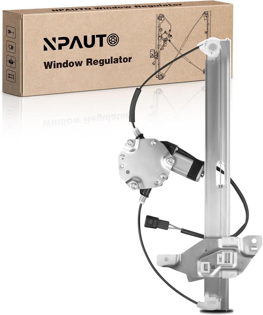 Front Driver Side Power Window Regulator w/Motor Replacement for 2006 2007 2008 2009 2010 2011 2012 2013 Chevy Impala, 2014 2015 2016 Chevy Impala Limited Sedan, Left, 748-172