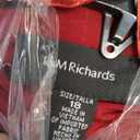 R&M Richards 2PC Sheath Dress & Jacket W/Ruffles & Detachable Necklace (18, Paprika)