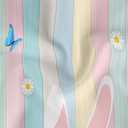 Spring Easter Swag Kitchen Curtain Valance for Windows,Eggs Bunny Cute Rabbits Window Treatments Short Swag Topper for Kitchen Windows Bathroom Bedroom,28 x 36 Inch, 1 Pair
