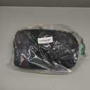 ExtraCharm Insulated Lunch Bag for Women/Men - Reusable Lunch Box for Office Picnic Hiking Beach - Leakproof Cooler Tote Bag Organizer with Adjustable Shoulder Strap for Adults - Black