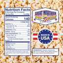 6oz Popcorn Machine Popcorn Packets - All-in-One Movie Theater Style Popcorn Kernels, Salt, and Oil Packs by Great Northern Popcorn, 6 Ounce (Pack of 24)