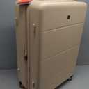 Hanke Expandable 28 Inch Luggage with Spinner Wheels, Hardside Large Suitcase, All-PC Hard Shell Checked Luggage, TSA Lock, Durable Checked-Large (Cuba Sand, 114L)