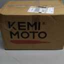 KEMIMOTO Bench Seat Center Console Armrest Box with Cup Holders Compatible with CFMOTO UFORCE 1000/1000 XL 2019-2025 Heavy Duty PP Lockable Armrest Storage Box Accessories