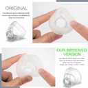 Medihealer 2 Packs Replacement Cushion for Wisp, Nasal Replacement Cushion for Wisp Fabric and Silicone Frame,Not Fit Dreamwisp,Great Value Supplies (M)
