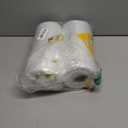 1000 Count 10 x 14 Inches Plastic Produce Bags, Clear Plastic Produce Bag Roll for Bread, Fruits, Vegetable, Kitchen, 500 Bags x 2 Rolls