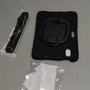 BATYUE Case for iPad mini 7 A17 Pro 2024/iPad Mini 6 2021 8.3 Inch with Pencil Holder, 360 Rotating Stand, Shoulder Strap, Handle Grip, Shockproof Rugged Case for iPad mini 7th/6th Gen, Black