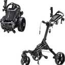 KVV Electric Golf Push Cart with Remote Control, Super Compact and Lightweight Electric Golf Cart,Smallest Folding Size Electric Golf Cart, Suitable for All Terrains, and Charcoal