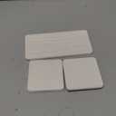 3PCS Water Absorbing Stone Tray, Fast Drying Stone Sink Tray, Stones Soap Trays, Water Absorbent Diatomite Trays, Diatomite Coasters for Kitchen Sink Bathroom Counter, Hand Soap Dish & Holders (1pcs 2110cm + 2pcs 1010cm White Wave)