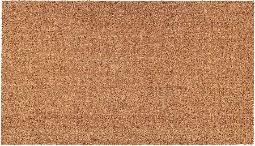 Calloway Mills 153552436 Natural Coir with Vinyl Backing Doormat, 24" x 36", Natural