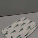 Artoid Mode Beige Xmas Tree Christmas Table Runner, Seasonal Winter Kitchen Dining Table Decoration for Home Party Decor 13x72 Inch