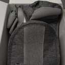 HKAI Baby Hip Carrier,Baby Carrier with Adjustable Waistband & Breathable Mesh, Ergonomic Carrier with Non-Slip Hip Seat Surface for Newborns & Toddlers (Grey)