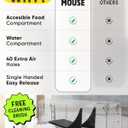 Motel Mouse Humane Mouse Traps No Kill Live Catch and Release 2 Pack - Reusable, Easy to Use & Clean, No Touch Release, Sensitive Includes Cleaning Brush, Instruction Manual & Video - Mousetrap Indoor