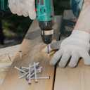 2 x QISHENG Black Head 100 PCS #4x1(1 inch) Stainless Steel Phillips Flat Head Wood Screws,Stainless Steel 18-8 A2(304) Screw