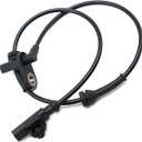 Eratus 1 PC Car Wheel Speed Sensor, Rear Left Anti-Lock Brake System Wheel Speed Sensor, Quick Response Standard Sensor Accessories Replacement 3630050U2010, Compatible with Heyue Models (Black)
