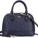 LOVEVOOK Purse for Women Crossbody Bags Classic Double Zip Top Handle Dome Satchel Bag