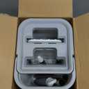 JOYMOOP Mop and Bucket with Wringer Set, Hands Free Flat Floor Mop and Bucket, with 3 Washable Microfiber Pads, Wet and Dry Use, Floor Cleaning System