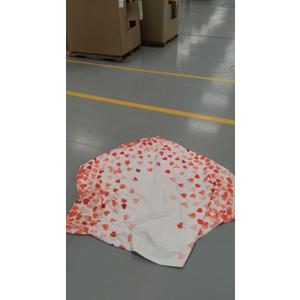 Valentines Day Table Cloth. White, Pink, and Red