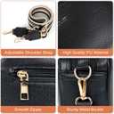 Small Crossbody Bags for Women, Vegan Leather Purse with Wide Adjustable Strap | Lightweight Shoulder Purse (Blue)