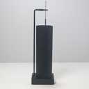 Incense Holder for Sticks,Incense Burner Holder,Modern Incense Holder for Stick with Glass Ash Catcher,Insence-Stick Holder [Anti-Ash Flying] for Yoga Spa (Upside Down Full Black)