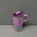 STANLEY Quencher ProTour Flip Straw Tumbler with Leakproof Lid 20 oz | Built-In Straw & Handle | Cupholder Compatible for Travel | Insulated Stainless Steel Cup | BPA-Free | Soft Orchid