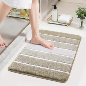 COSY HOMEER Bathroom Rugs 24x17, Ultra Soft Absorbent Bath Mat