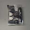 Ufree Beard Trimmer for Men, Waterproof Electric Razor for Nose, Body, Face & Mustache, Cordless Hair Clippers Shavers Grooming Kit, Gifts for Men Husband Father (Silver)