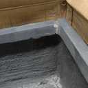 Kante 23.2" L Rectangular Concrete Planter, Large Outdoor Indoor Garden Pots with Drainage Hole and Rubber Plug, Modern Decor for Home, Patio, Backyard, Charcoal